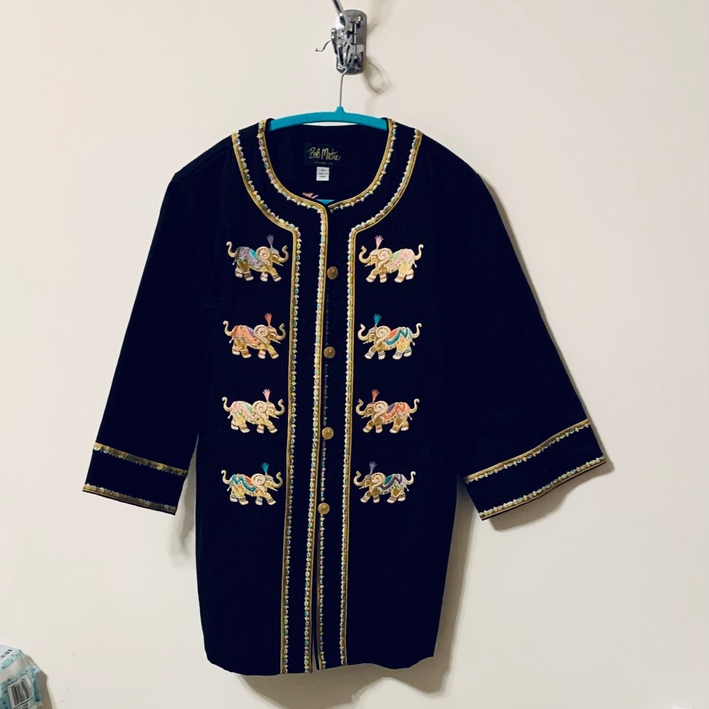 Bob Mackie Embroidered Jacket